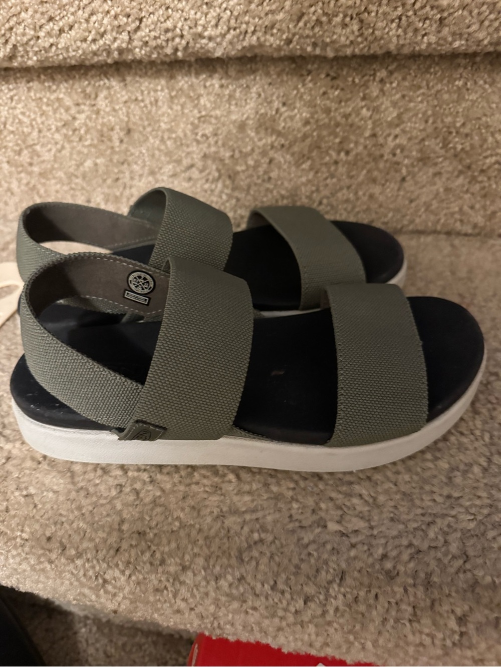 Keen Olive Green Platform Strap Sandals